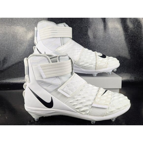 Nike Force Savage Elite 2 White Black Football Men\'s Size16 Detachable Spike NEW main image 8